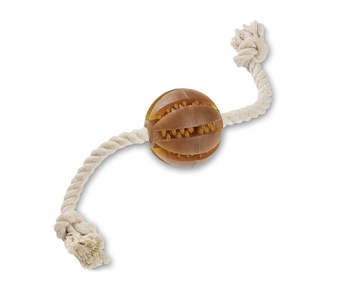 Wolters Pure Nature Dental Rope Toy Ball Канат С Мячом, 40 См Фото Зоомагазина Dog.Com.Ua