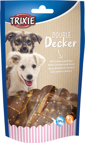 Ласощі Для Собак Trixie "Double Decker" З Куркою Та Качкою, 100 Г Фото Від Dog.Com.Ua