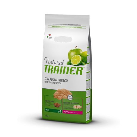 Trainer (Трейнер) Natural Puppy Maxi сухой корм с курицей и индейкой для щенков крупных пород
