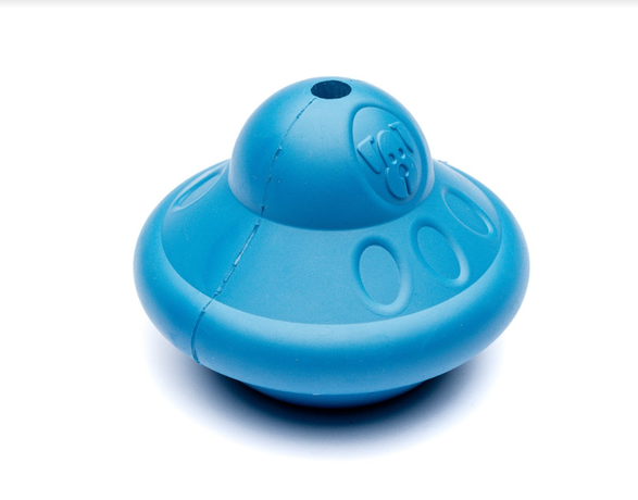 SodaPup Flying Saucer Treat Dispenser Blue Іграшка літаюча тарілка для собак, синя