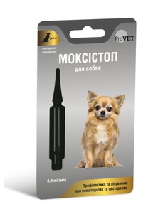 ProVET (ПроВет) Моксістоп краплі спот-он від глистів для собак (1 піпетка)
