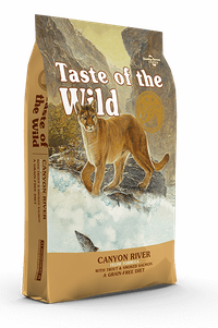 Taste of the Wild Canyon River Feline Formula для кошек всех пород и возрастов (форель и лосось)