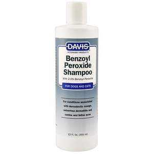 Davis Benzoyl Peroxide Shampoo шампунь для собак и котов с демодекозом и дерматитами