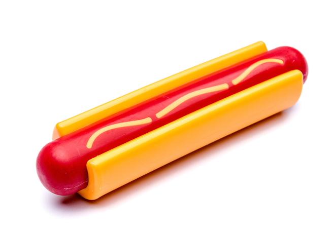 SodaPup Hot Dog Nylon Chew Toy Іграшка хот-дог для собак