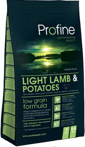 Сухий корм Profine Light Lamb (Профайн Лайт Лемб ) для дорослих собак страждаючих аллергией і схильних до ожиріння