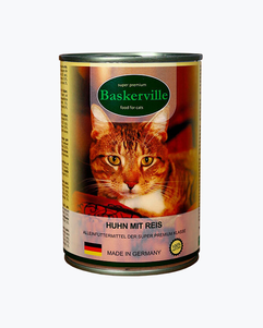 Baskerville Вологий Корм Для Кішок Курка З Рисом Фото Зоомагазину Dog.Com.Ua