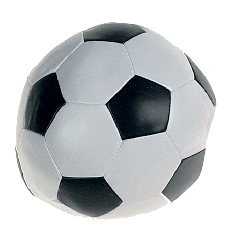 Flamingo Soccerball Blackwhite Фламінго Сокербол Іграшка Для Собак, М'Яч Чорно-Білий, Штучна Шкіра Фото Від Dog.Com.Ua