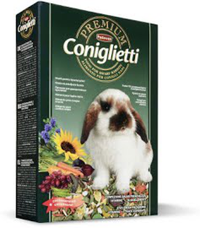Padovan PREMIUM CONIGLIETTI Комплексный основной корм для декоративных кроликов на всех стадиях жизни