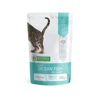 NP Sterilised with Ocean fish консерви для дорослих стерилізованих кішок (океанічна риба)