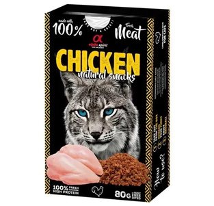 Alpha Spirit Chicken Natural Snacks Cat Ласощі Для Котів З Куркою Фото Зоомагазину Dog.Com.Ua