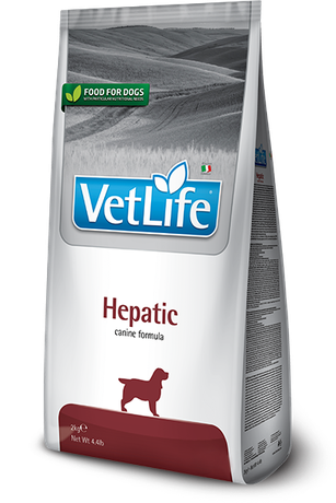 Сухий лікувальний корм для собак Farmina (Фарміна) Vet Life Hepatic при хронічній печінковій недостатності