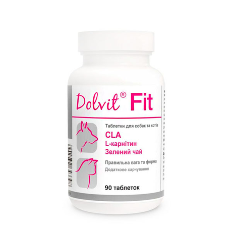 Dolfos Dolvit Fit Витамины для увеличения мышечной массы у собак и кошек, 90 табл