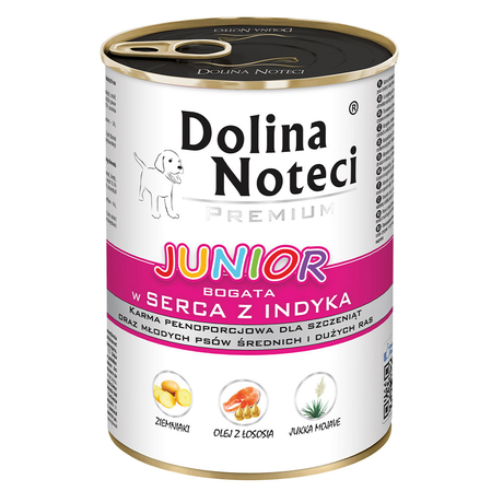 Корм Консервований Dolina Noteci Premium Для Цуценят З Індичим Серцем Фото Від Dog.Com.Ua