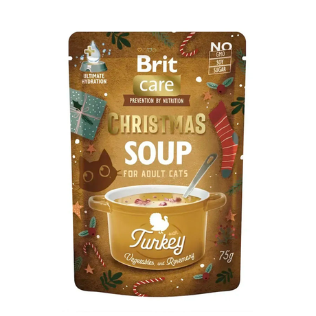 Brit Care Christmas Turkey Soup Різдвяний Суп Для Котів З Індичкою Фото Від Dog.Com.Ua
