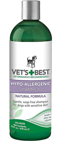 Vet's Best Hypo-Allergenic Shampoo Шампунь гипоаллергенный, для чувствительной кожи