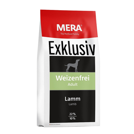 MERA essential Exclusiv Adult Lamm для дорослих собак усіх порід, без пшениці (ягня)