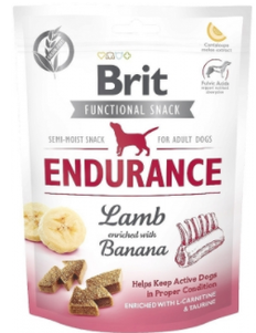 Brit Care Dog Functional Snack Endurance Lamb & Banana Ласощі для собак з ягнятком та бананом, 150гр