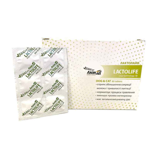 AnimAll VetLine FitoLine Lactolife Таблетки для улучшения лактации для собак и котов