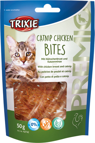 Trixie Ласощі Для Котів Premio Catnip Chicken Bites Куряче Філе/Кош. М'Ята, 50 Г Фото Від Dog.Com.Ua