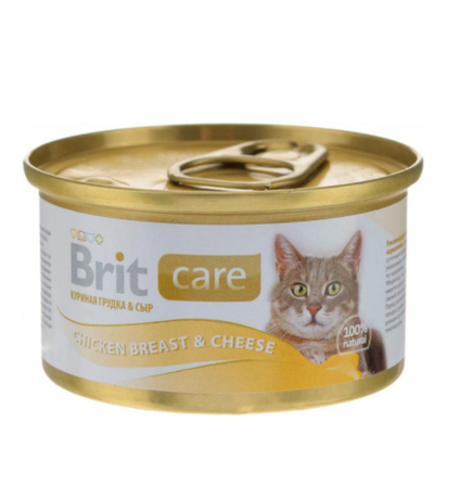 Brit Care Консерва з курячим філе та сиром для кішок