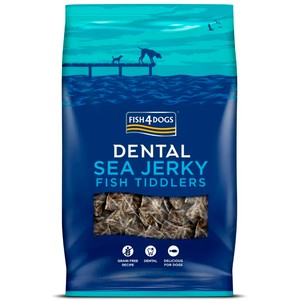 Fish4Dogs Sea Jerky Натуральні ласощі для собак Рибні квадратики зі шкіри білої риби