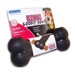 KONG (Конг) Extreme Goodie Bone сверхпрочная интерактивная игрушка для закладки лакомств для собак (экстремальное грызение)