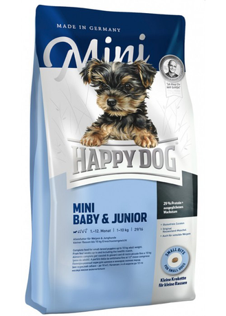Сухий корм Happy Dog Mini Baby & Junior для цуценят малих порід (птиця)
