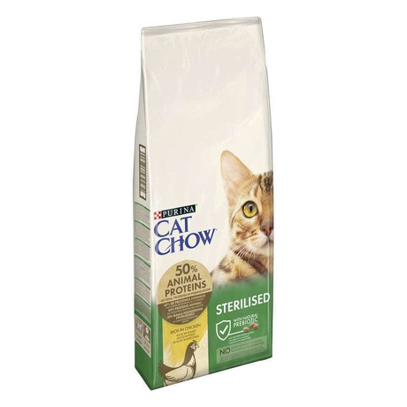 Cat Chow (Кет Чау) Sterilised Сухий Корм З Куркою Для Кастрованих Котів І Стерилізованих Кішок Фото Від Dog.Com.Ua