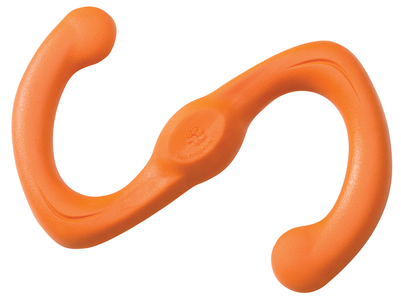 West Paw Bumi Tug Toy Игрушка S-образная для собак (оранжевый)