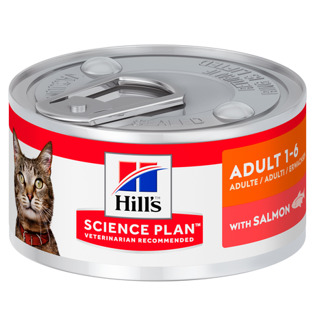 Hills SP Feline Adult Salmon консерви Хіллс з лососем для котів