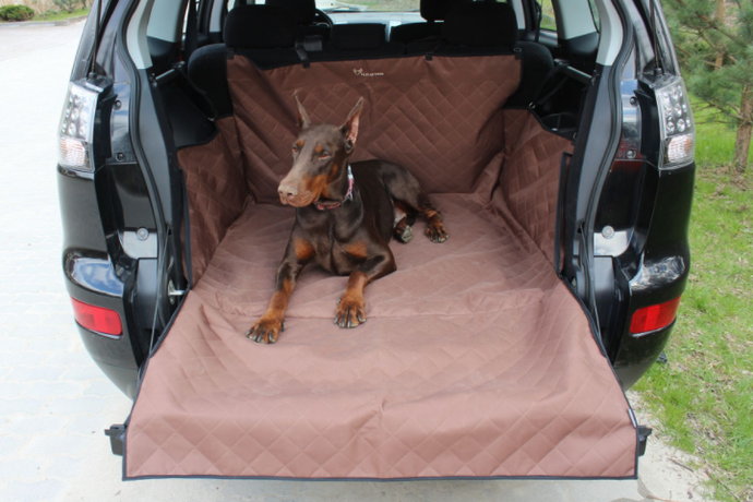 Haustier Автогамак для собак у багажник Elegant Chocolate