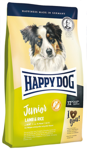 Сухий корм Happy Dog Junior Lamb & Rice для цуценят і юніорів середніх і великих порід (ягня)