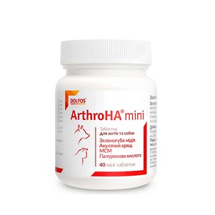 Dolfos Arthro HA Хондропротектор для лікування хвороб суглобів у собак і котів