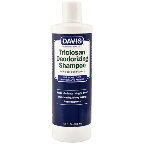Davis Triclosan Deodorizing Shampoo дезодоруючий шампунь з триклозаном для собак, котів, концентрат