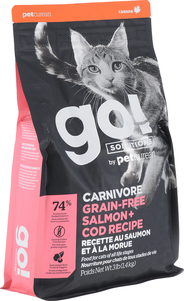 GO! Solutions Carnivore Grain-Free Salmon & Cod Boar Cat Recipe беззерновий сухий корм класу холістик з лососем та тріскою для кішок різного віку