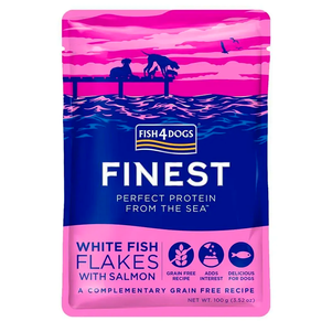 Fish4Dogs Finest Натуральний Вологий Корм Для Собак (Шматочки Білої Риби З Лососем В Бульйоні) Фото Зоомагазину Dog.Com.Ua