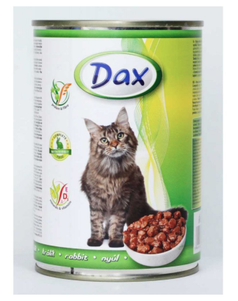 Dax полноценный корм с кроликом дакс для кошек