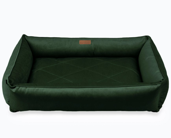 Harley And Cho Лежак З Бортами Sofa Velour Green (Велюр) Фото Від Dog.Com.Ua