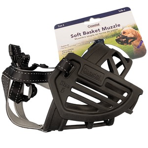 Coastal Soft Basket Muzzle намордник для собак, силикон