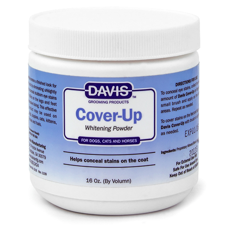 Davis Cover-Up Whitening Powder ДЕВІС КАВЕР-АП маскуюча пудра, що відбілює, для собак, котів