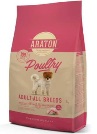 Сухой корм Araton POULTRY Adult All Breeds для взрослых собак всех пород (курица)