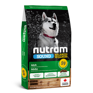 Сухий корм Nutram S9 Lamb Adult Dog для дорослих собак всіх порід (ягня і ячмень)