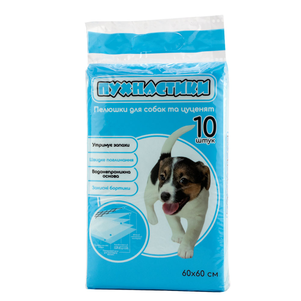 Пелюшки Для Собак Пухнастики, 60*60 См Фото Зоомагазина Dog.Com.Ua