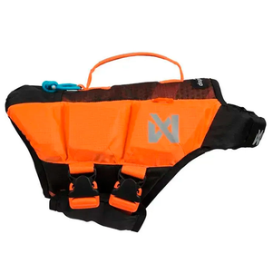 Non-Stop Dogwearprotector Life Jacket Рятувальний Жилет Для Собак Чорний З Помаранчевим Фото Зоомагазину Dog.Com.Ua