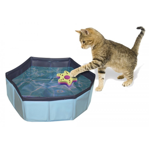 Croci Piscina Бассейн виниловый, надувной для котов и кошек +2 игрушки