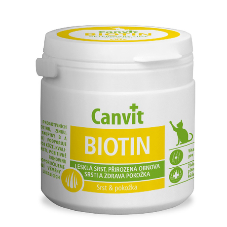 Canvit Biotin Cats мультивітамінний комплекс для шкіри і шерсті для котів