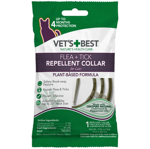 VetʼS Best Flea & Tick Repellent Collar For Cats Ошейник От Блох И Клещей Для Котов, 60 См Фото Зоомагазина Dog.Com.Ua