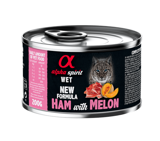 Alpha Spirit Ham With Melon Влажный Корм Для Кошек Со Свининой И Дыней Фото От Dog.Com.Ua