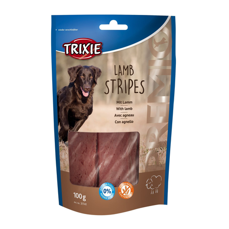 Ласощі Trixie для собак Тріксі Преміо Страйпс Lamb Stripes ягня 100г