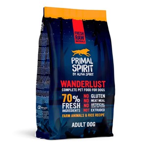 Primal Spirit Wanderlust Сухий корм для собак з куркою та рибою